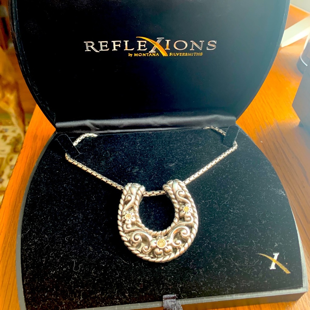Montana cowgirl necklace